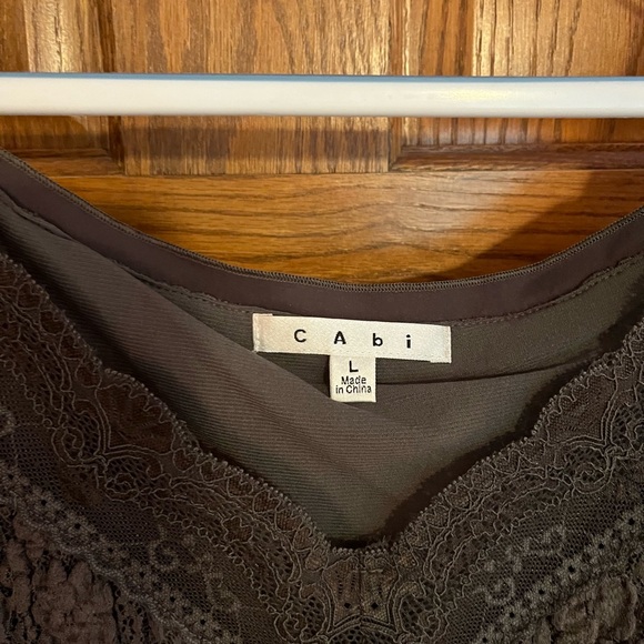 CAbi lined lace top #829 - Picture 3 of 5